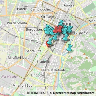 Mappa Via Salvatore Farina, 10134 Torino TO, Italia (1.4045)