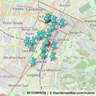 Mappa Via Arquata, 10134 Torino TO, Italia (1.48278)