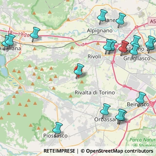 Mappa Via Rocciavrè, 10090 Villarbasse TO, Italia (6.41)