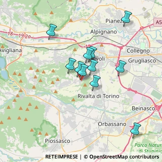 Mappa Via Rocciavrè, 10090 Villarbasse TO, Italia (3.11)