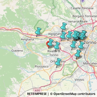 Mappa Via Rocciavrè, 10090 Villarbasse TO, Italia (8.538)