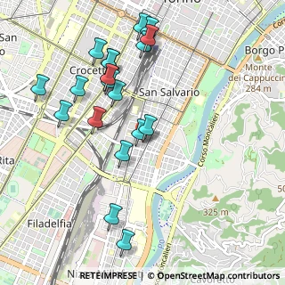 Mappa Via Saluzzo, 10133 Torino TO, Italia (1.0825)