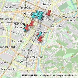 Mappa Via Saluzzo, 10133 Torino TO, Italia (1.71909)