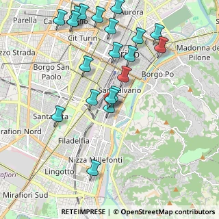 Mappa Via Saluzzo, 10133 Torino TO, Italia (2.245)