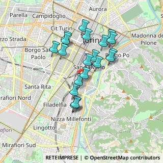 Mappa Via Saluzzo, 10133 Torino TO, Italia (1.5655)