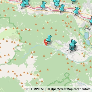 Mappa Via Montenero, 10050 Coazze TO, Italia (7.0945)
