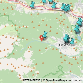 Mappa Via Montenero, 10050 Coazze TO, Italia (6.4945)