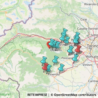 Mappa Via Montenero, 10050 Coazze TO, Italia (14.173)