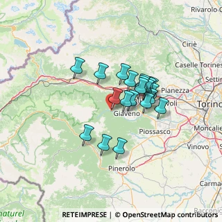 Mappa Via Montenero, 10050 Coazze TO, Italia (10.2085)