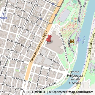 Mappa Corso Massimo d'Azeglio, 17, 10126 Torino, Torino (Piemonte)