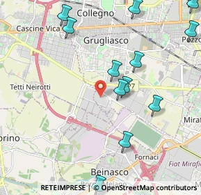 Mappa Strada del Portone, 10098 Grugliasco TO, Italia (2.67462)