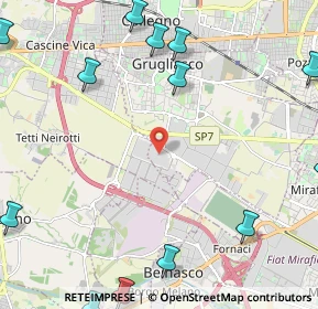 Mappa Strada del Portone, 10098 Grugliasco TO, Italia (3.31462)