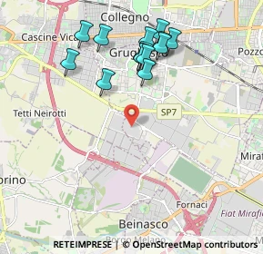 Mappa Strada del Portone, 10098 Grugliasco TO, Italia (1.99714)
