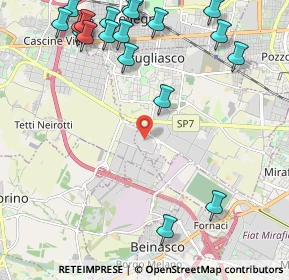 Mappa Strada del Portone, 10098 Grugliasco TO, Italia (2.899)