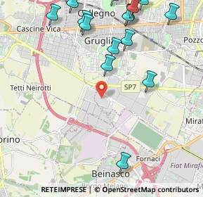 Mappa Strada del Portone, 10098 Grugliasco TO, Italia (2.742)