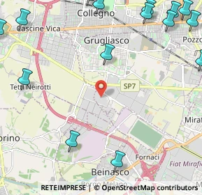 Mappa Strada del Portone, 10098 Grugliasco TO, Italia (3.50813)