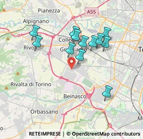 Mappa Strada del Portone, 10098 Grugliasco TO, Italia (3.30583)