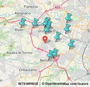 Mappa Strada del Portone, 10098 Grugliasco TO, Italia (3.2325)