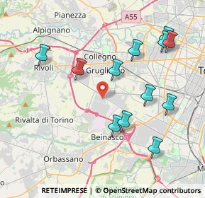 Mappa Strada del Portone, 10098 Grugliasco TO, Italia (4.23333)