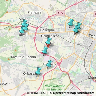 Mappa Strada del Portone, 10098 Grugliasco TO, Italia (4.48909)