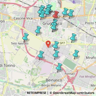 Mappa Strada Dodicesima, 10098 Grugliasco TO, Italia (2.2515)