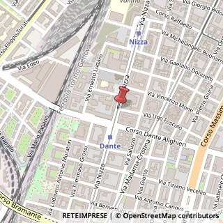 Mappa Via Nizza,  62, 10126 Torino, Torino (Piemonte)