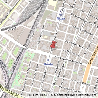 Mappa Via Nizza, 117, 10126 Torino, Torino (Piemonte)