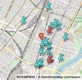 Mappa Via Nizza, 10128 Torino TO, Italia (0.484)