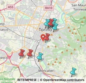 Mappa Via Vincenzo Monti, 10125 Torino TO, Italia (4.07)