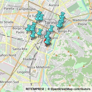 Mappa Via Vincenzo Monti, 10125 Torino TO, Italia (1.57278)