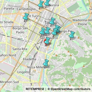 Mappa Via Vincenzo Monti, 10125 Torino TO, Italia (1.84083)
