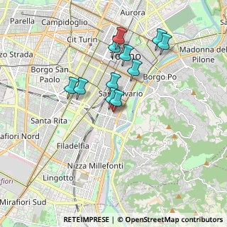Mappa Via Vincenzo Monti, 10125 Torino TO, Italia (1.60455)