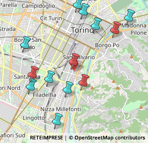 Mappa Via Vincenzo Monti, 10125 Torino TO, Italia (2.30923)