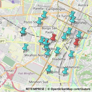 Mappa Via Lesegno, 10136 Torino TO, Italia (2.018)