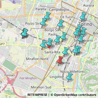 Mappa Via Lesegno, 10136 Torino TO, Italia (2.131)