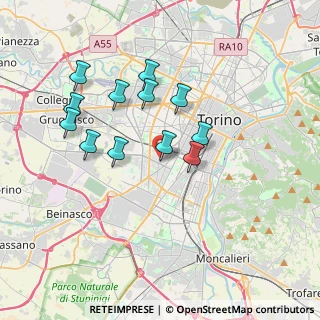 Mappa Via Lesegno, 10136 Torino TO, Italia (3.31333)