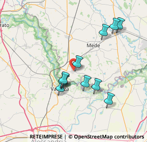 Mappa Via Fleming, 27030 Frascarolo PV, Italia (6.8)