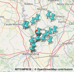 Mappa Via Fleming, 27030 Frascarolo PV, Italia (10.0355)