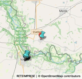 Mappa Via Fleming, 27030 Frascarolo PV, Italia (4.58364)