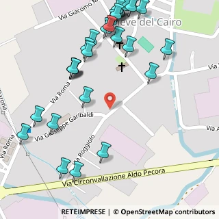 Mappa Via Roggiolo, 27037 Pieve del Cairo PV, Italia (0.16667)