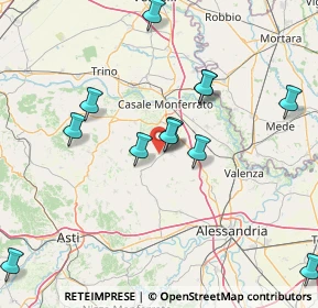 Mappa Via San Martino, 15030 Conzano AL, Italia (16.75917)