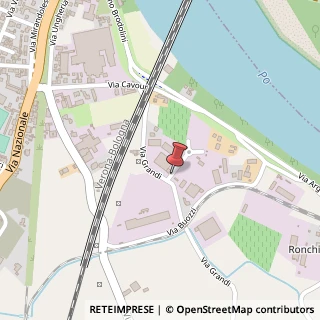 Mappa Via Achille Grandi, 3, 46036 Revere, Mantova (Lombardia)
