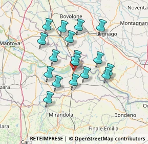 Mappa Via Achille Grandi, 46036 Revere MN, Italia (12.03294)