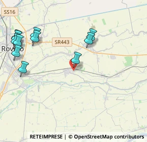 Mappa Via Roma, 45010 Ceregnano RO, Italia (5.05455)