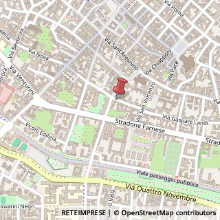 Mappa Via San Siro, 17, 29121 Piacenza, Piacenza (Emilia Romagna)