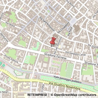 Mappa Via San Siro, 25, 29121 Piacenza, Piacenza (Emilia Romagna)