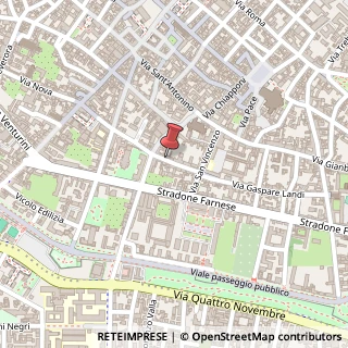Mappa Via San Siro, 64, 29121 Piacenza, Piacenza (Emilia Romagna)