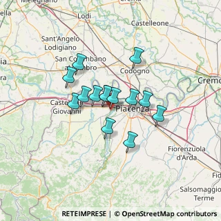 Mappa Via Giuseppe Mazzini, 29010 Rottofreno PC, Italia (9.51071)