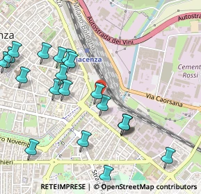 Mappa Via dei Pisoni, 29122 Piacenza PC, Italia (0.591)