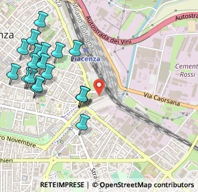 Mappa Via dei Pisoni, 29122 Piacenza PC, Italia (0.61)